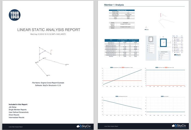 screenshot of SkyCiv Structural 3D
